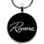 Vintage 1979-1985 Buick Riviera Emblem Badge 1.2" Keychain