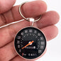 Vintage Chevy Chevelle 120 MPH Speedometer Column Shift 1.2" Diameter Keychain