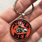 Vintage Dodge Super Bee Emblem Badge Ornament Logo 1.2" Diameter Keychain