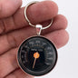 Vintage 1979-1987 Chevrolet Truck 50K RPM Tach Gauge 1.2" Keychain