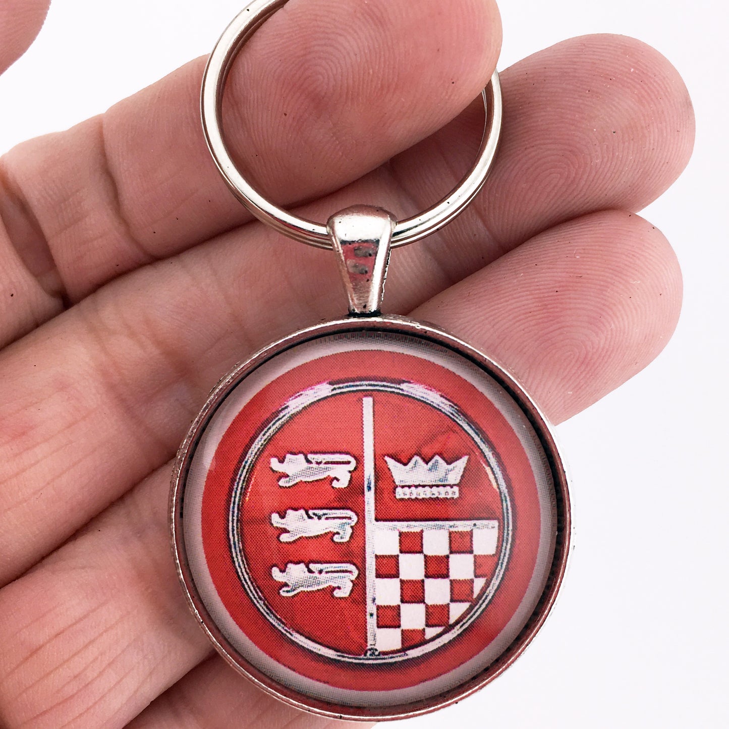 Vintage Ford Gran Torino Emblem Badge Logo 1.2" Diameter Keychain