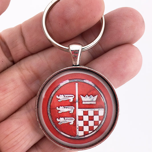 Vintage Ford Gran Torino Emblem Badge Logo 1.2" Diameter Keychain