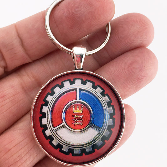 Vintage Ford Gran Torino Sport Grille Emblem Badge Logo 1.2" Diameter Keychain