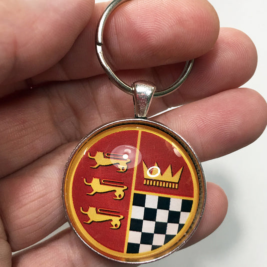 Vintage Ford Gran Torino Emblem Badge Logo 1.2" Diameter Keychain
