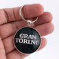 Vintage Ford Gran Torino Emblem Badge Logo 1.2" Diameter Keychain