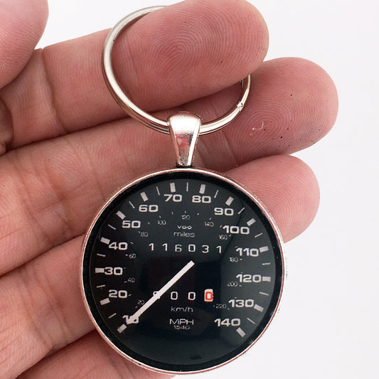 Vintage Volkswagen VW Golf GTI 140 MPH Speedometer Gauge 1.2" Diameter Keychain