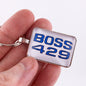 Ford Mustang Blue BOSS 429 Fender Decal 1 x 1.25 Keychain