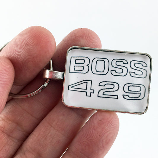 Ford Mustang BOSS 429 Fender Decal 1 x 1.25 Keychain