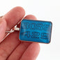 Ford Mustang Blue BOSS 429 Fender Decal 1 x 1.25 Keychain