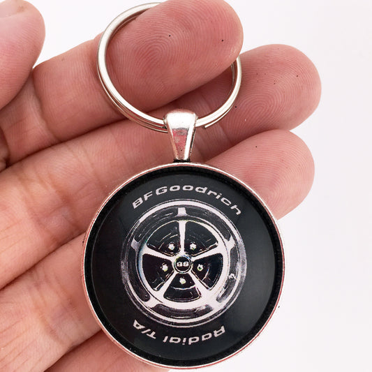 Vintage Chevrolet Chevelle Super Sport Mag Wheel 1.2" Keychain