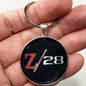 1968-1969 Chevrolet Camaro Z28 Chrome Emblem Badge 1.2" Keychain