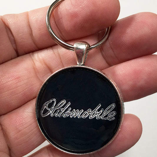 Vintage Oldsmobile Emblem 1.2" Diameter Keychain