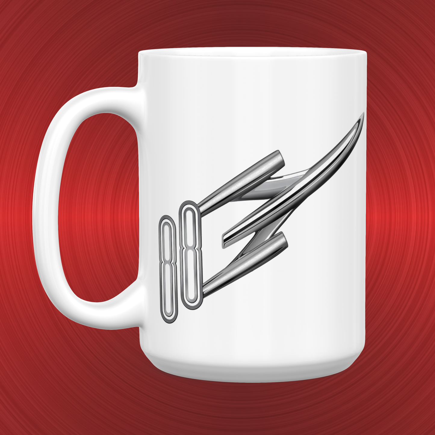 Vintage Oldsmobile 88 Emblem and Logo Large 15 oz. Mug