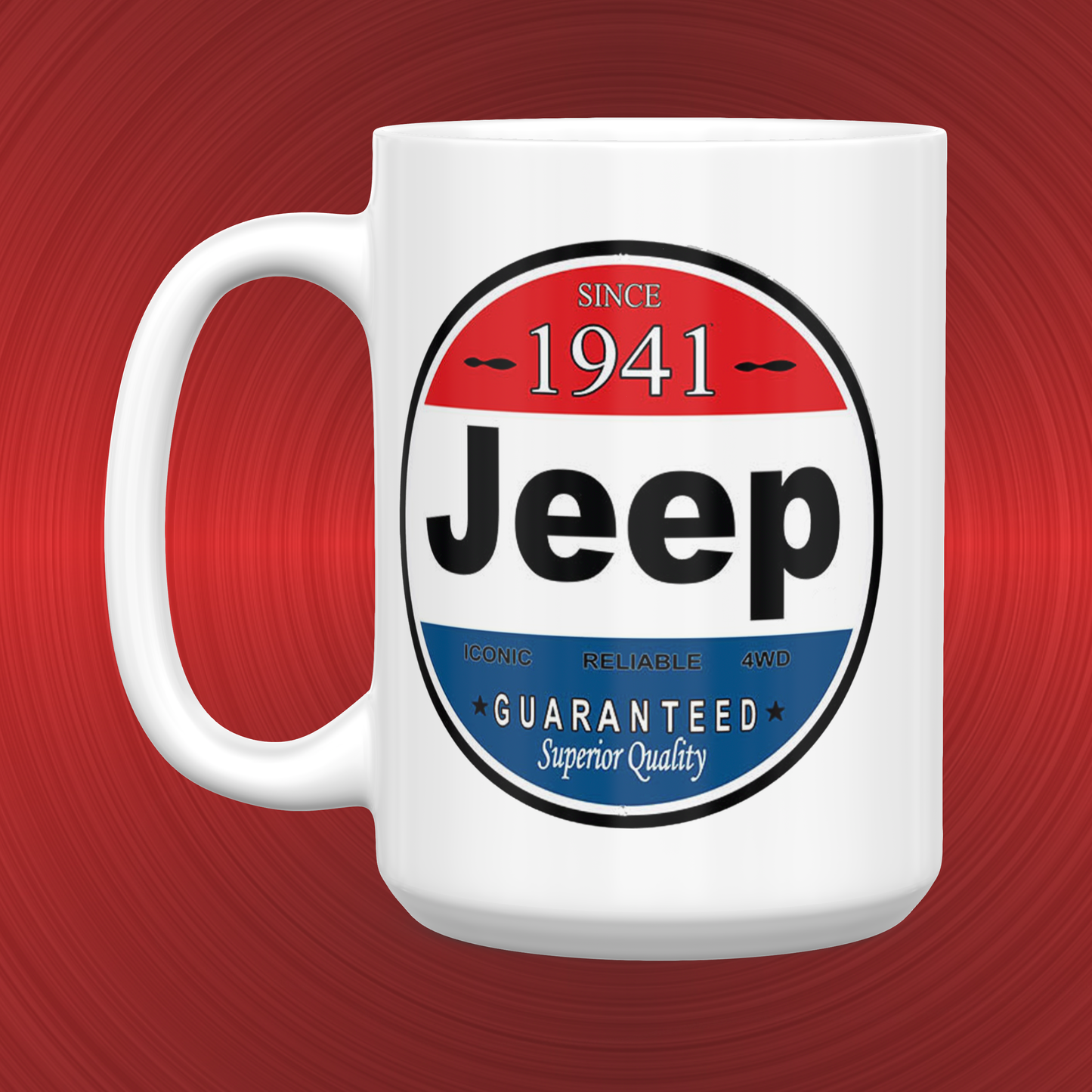 Jeep Since 1941 Sign Large 15 oz. Mug