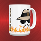 Lowrider Man LowLows Emblem and Logo Large 15 oz. Mug