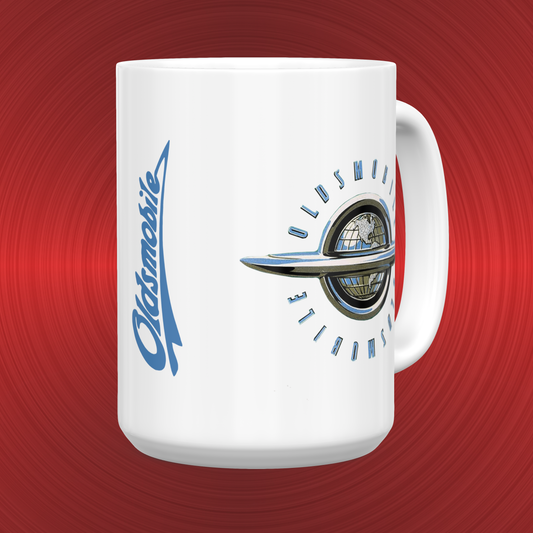 Vintage Oldsmobile Emblem and Logo Large 15 oz. Mug