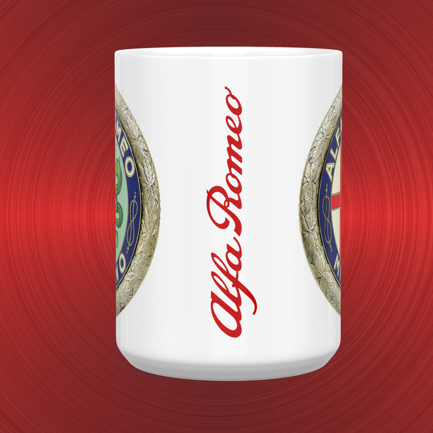 Alfa Romeo Emblem and Logo Large 15 oz. Mug