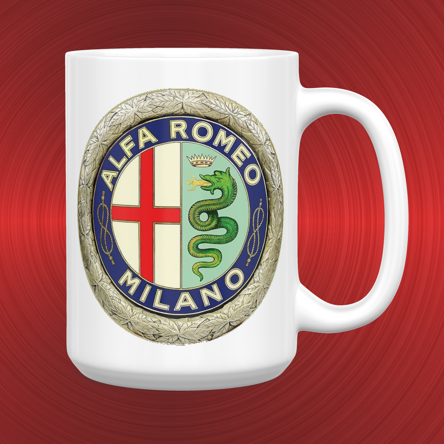 Alfa Romeo Emblem and Logo Large 15 oz. Mug