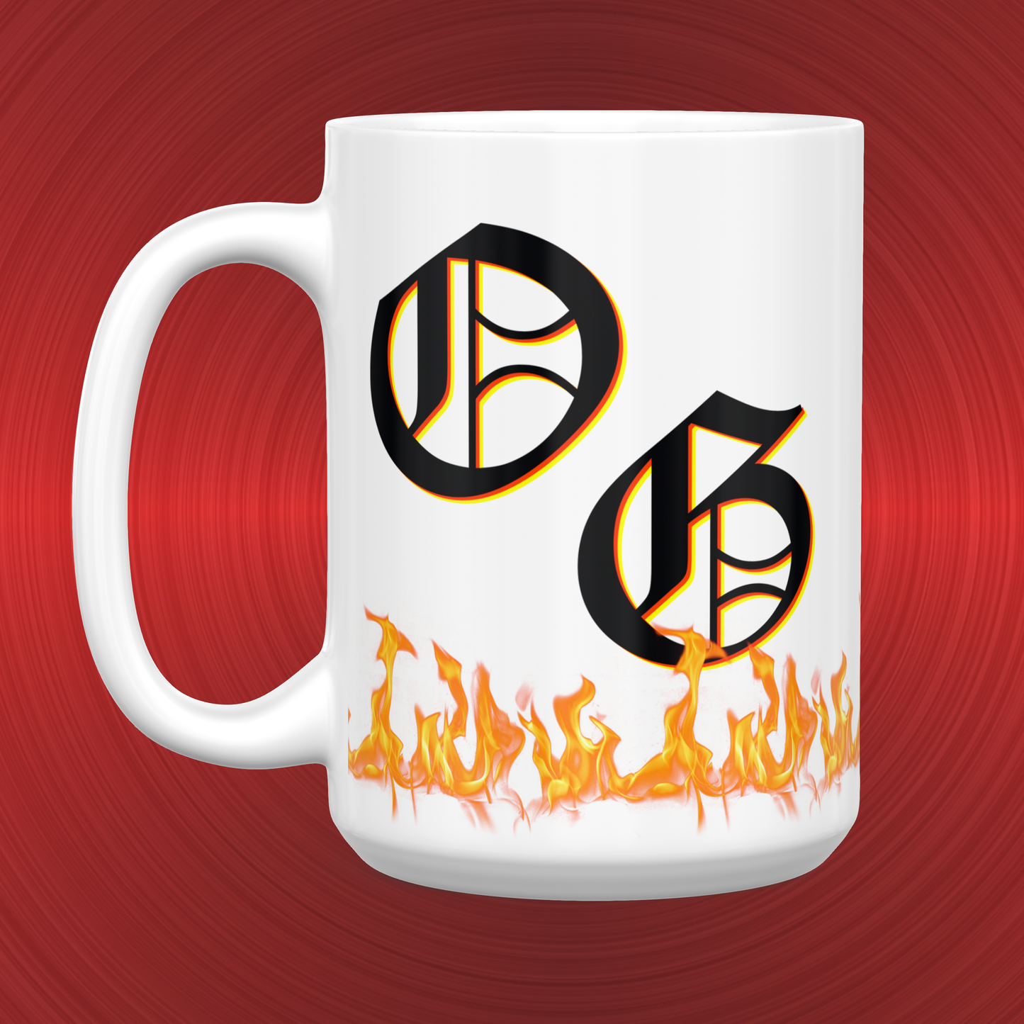 Lowrider Man LowLows Emblem and Logo Large 15 oz. Mug