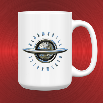 Vintage Oldsmobile Emblem and Logo Large 15 oz. Mug