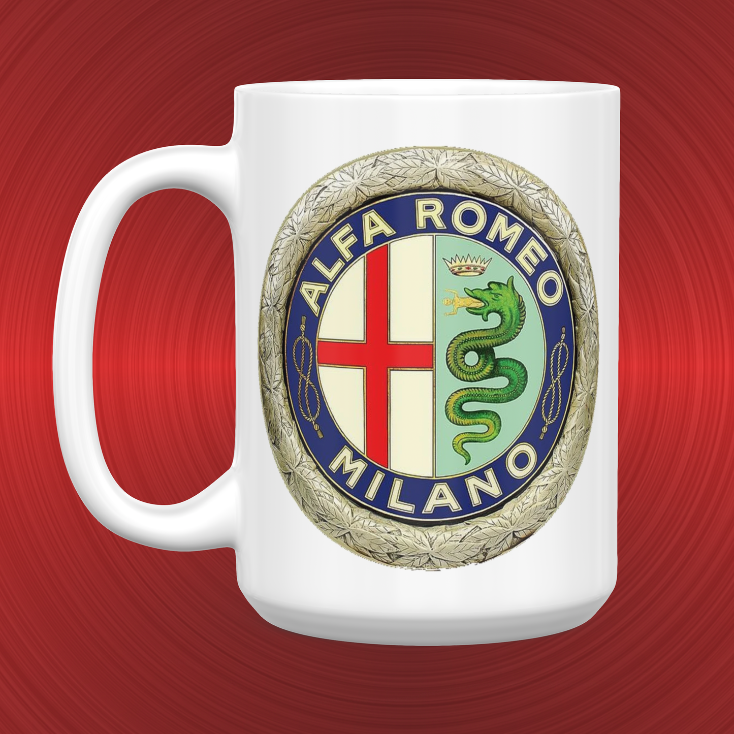 Alfa Romeo Emblem and Logo Large 15 oz. Mug
