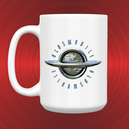 Vintage Oldsmobile Emblem and Logo Large 15 oz. Mug