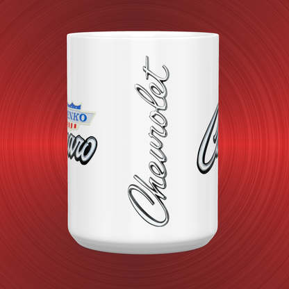 Yenko Chevrolet Camaro Emblem and Logo Large 15 oz. Mug