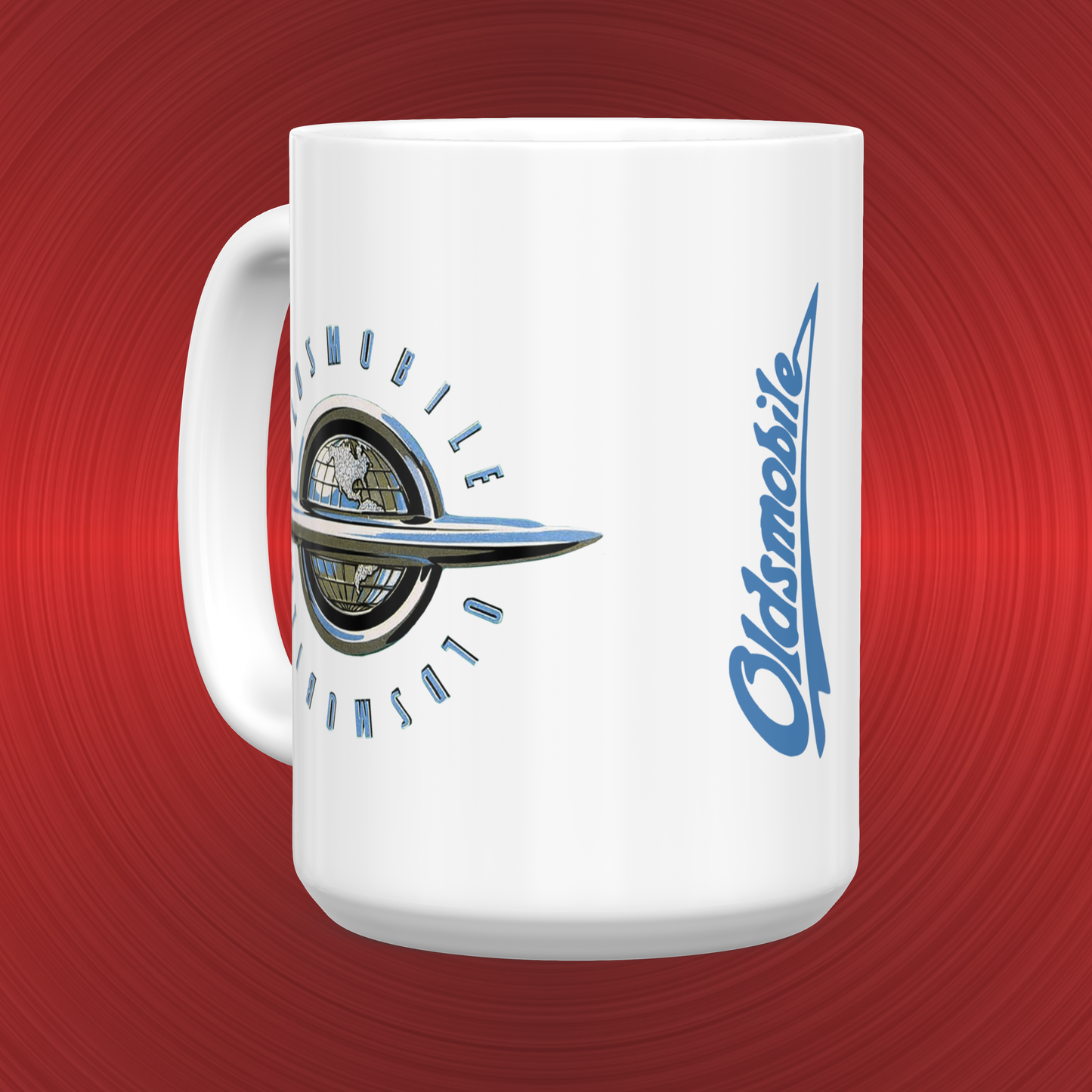 Vintage Oldsmobile Emblem and Logo Large 15 oz. Mug
