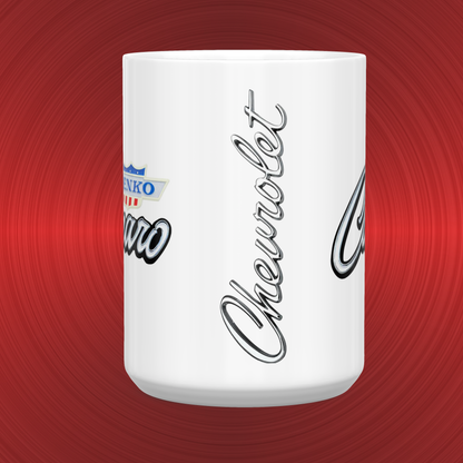Yenko Chevrolet Camaro Emblem and Logo Large 15 oz. Mug