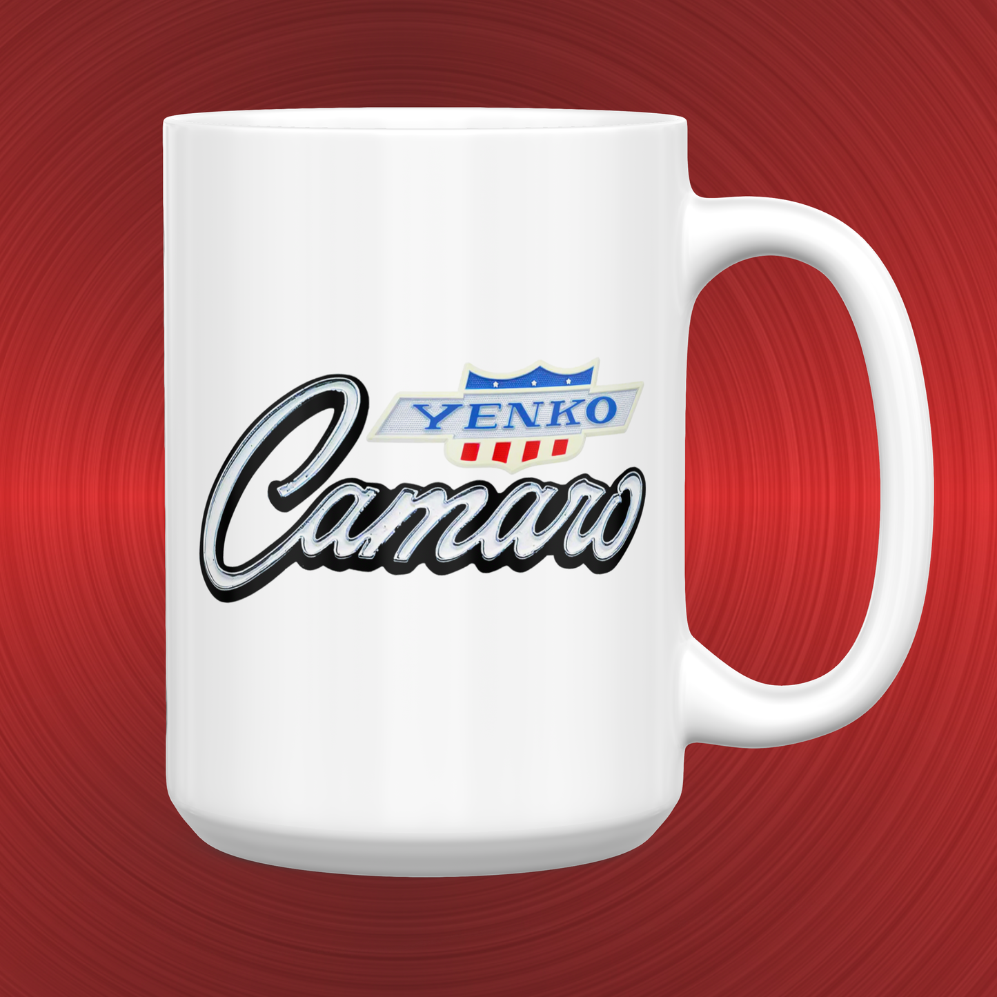 Yenko Chevrolet Camaro Emblem and Logo Large 15 oz. Mug