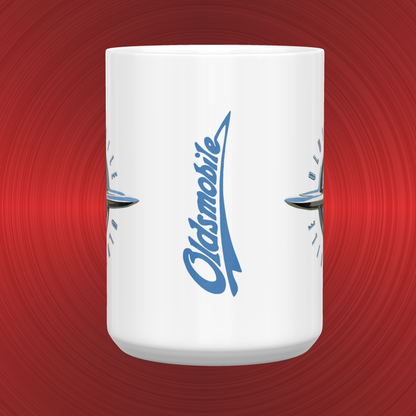 Vintage Oldsmobile Emblem and Logo Large 15 oz. Mug