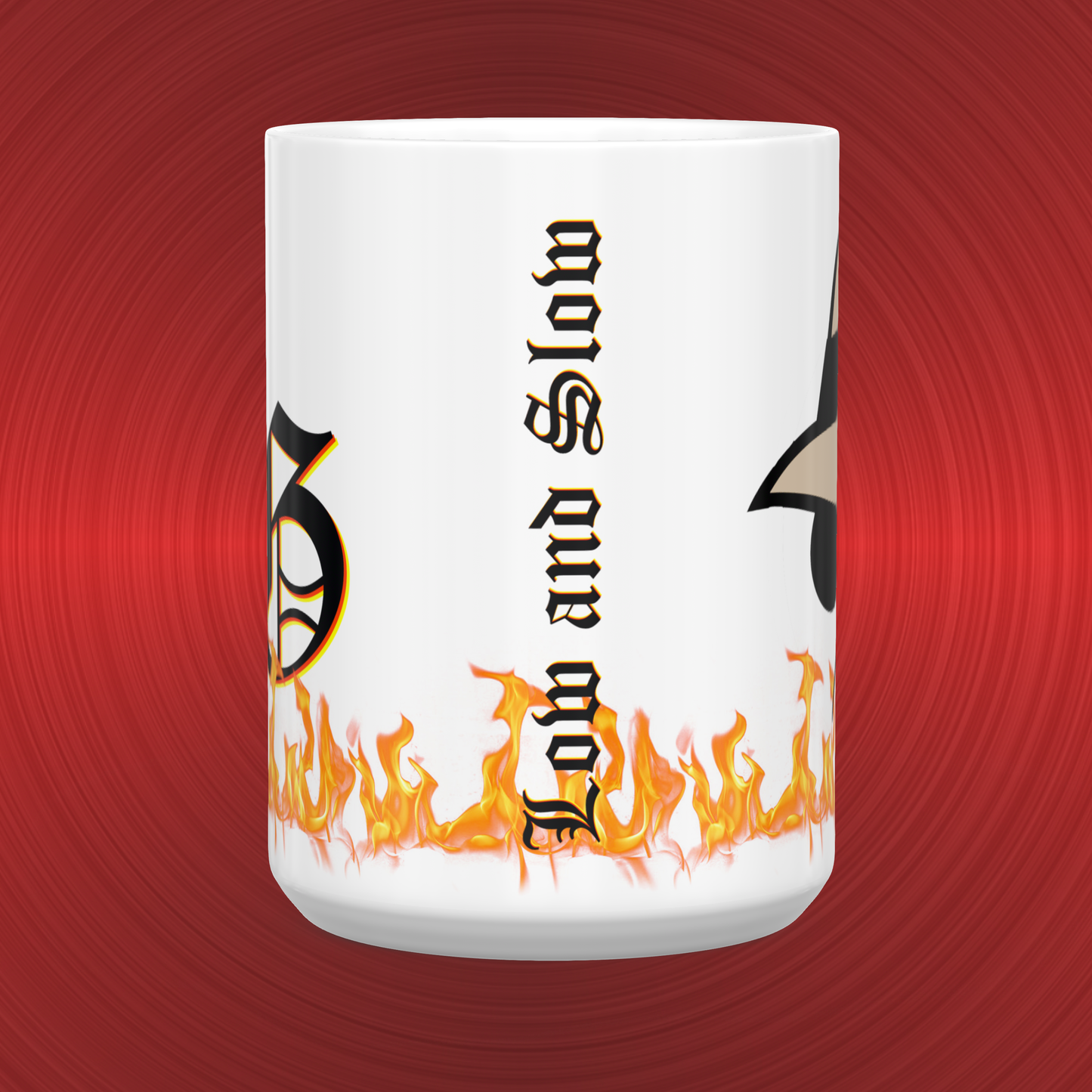 Lowrider Man LowLows Emblem and Logo Large 15 oz. Mug